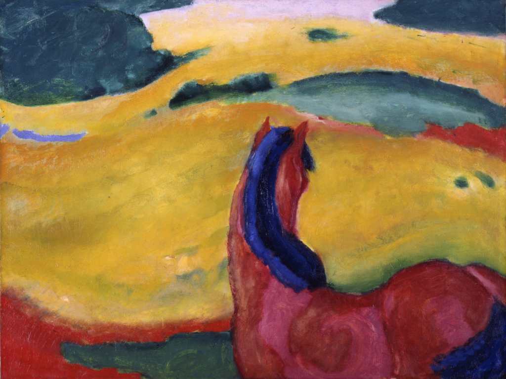 Franz Marc - Paard in Landschap