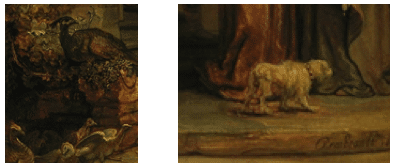 de Visitatie - Rembrandt van Rijn (detail)