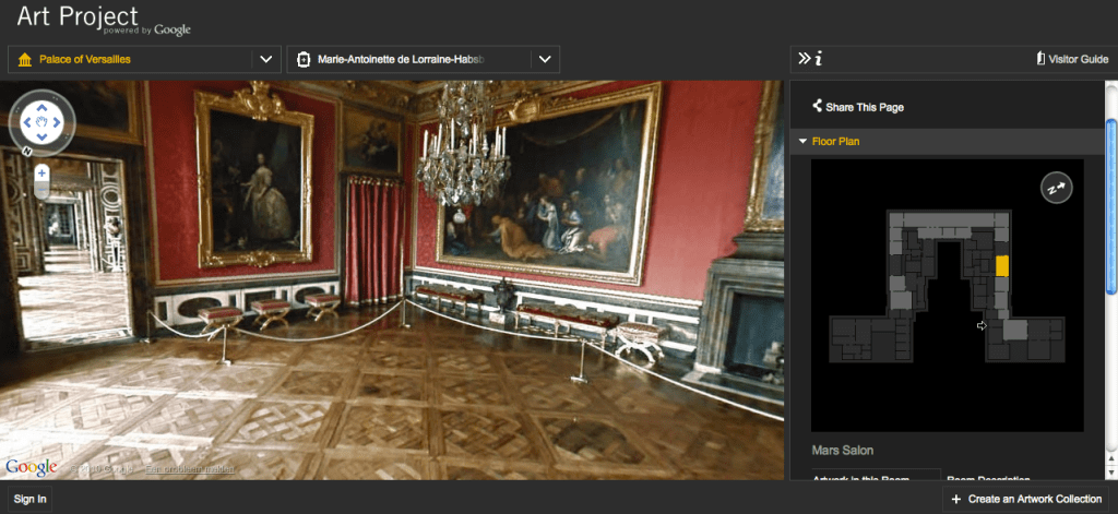 de Google Weg naar Versailles