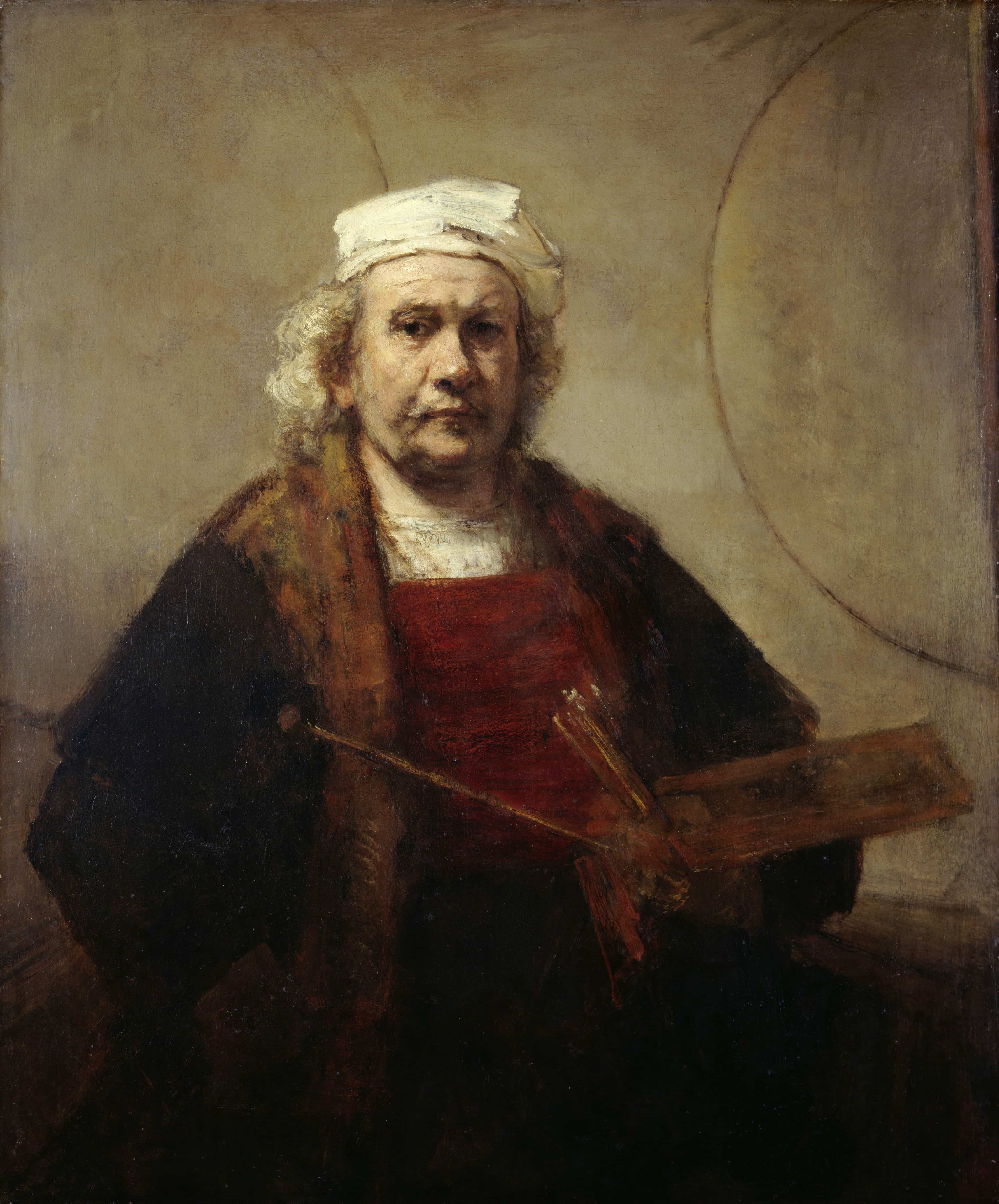 Rembrandt - Zelfportret als Oude Man