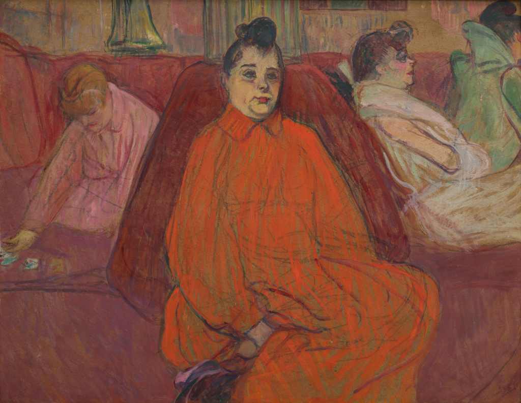 Henri de Toulouse Lautrec - In de salon: de Divan