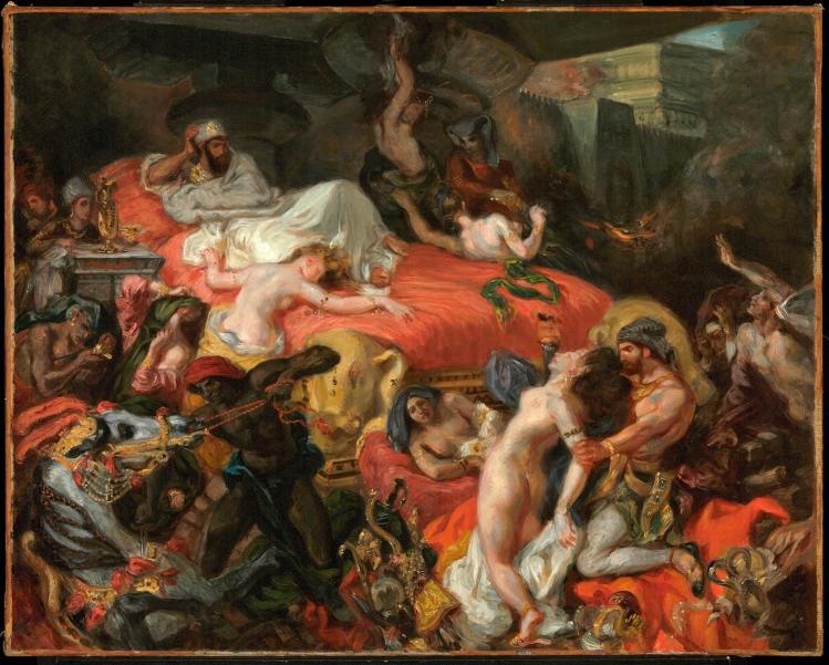 Eugene Delacroix - de Dood van Sardanapalus