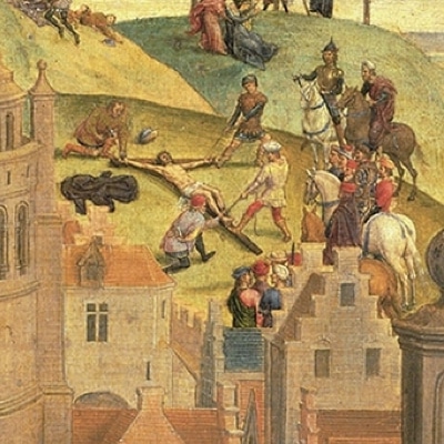 Hans Memling - de Passie van Christus (detail)