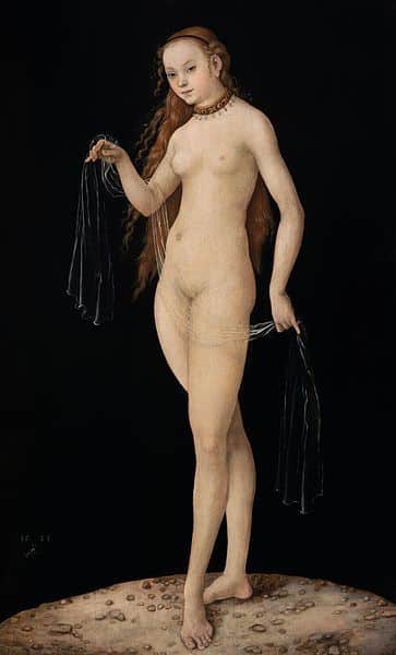 Lucas Cranach Vervalsing - Venus