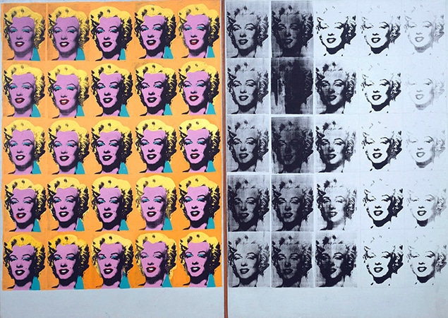 Rondlopen Pebish getuige Marilyn Monroe en de Portrettenfabriek van Andy Warhol - KunstVensters