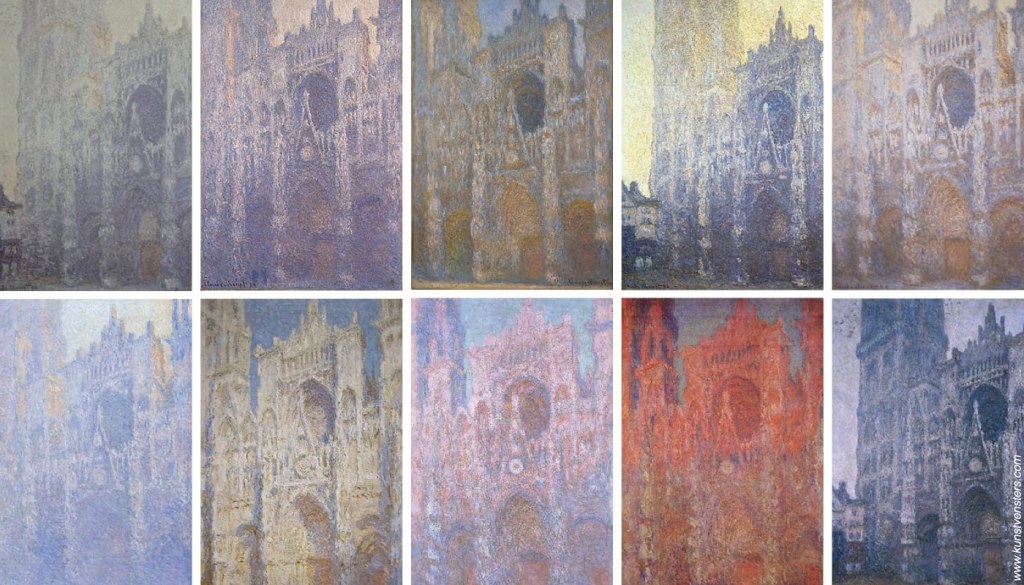 Monet schilderde 30 kathedralen om het licht te laten zien!