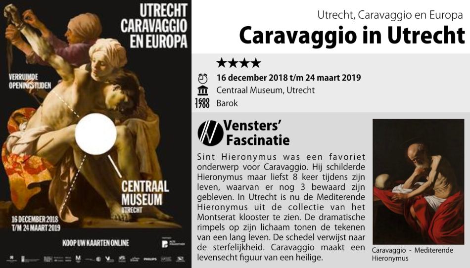 Tentoonstelling Centraal Museum Caravaggio