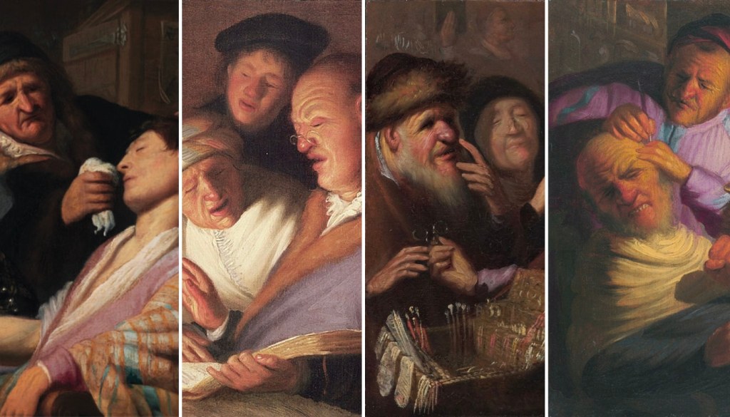 Schilderij in een schilderij: de Zintuigen van Rembrandt