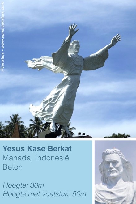 Jezus Indonesië Manada Beeld