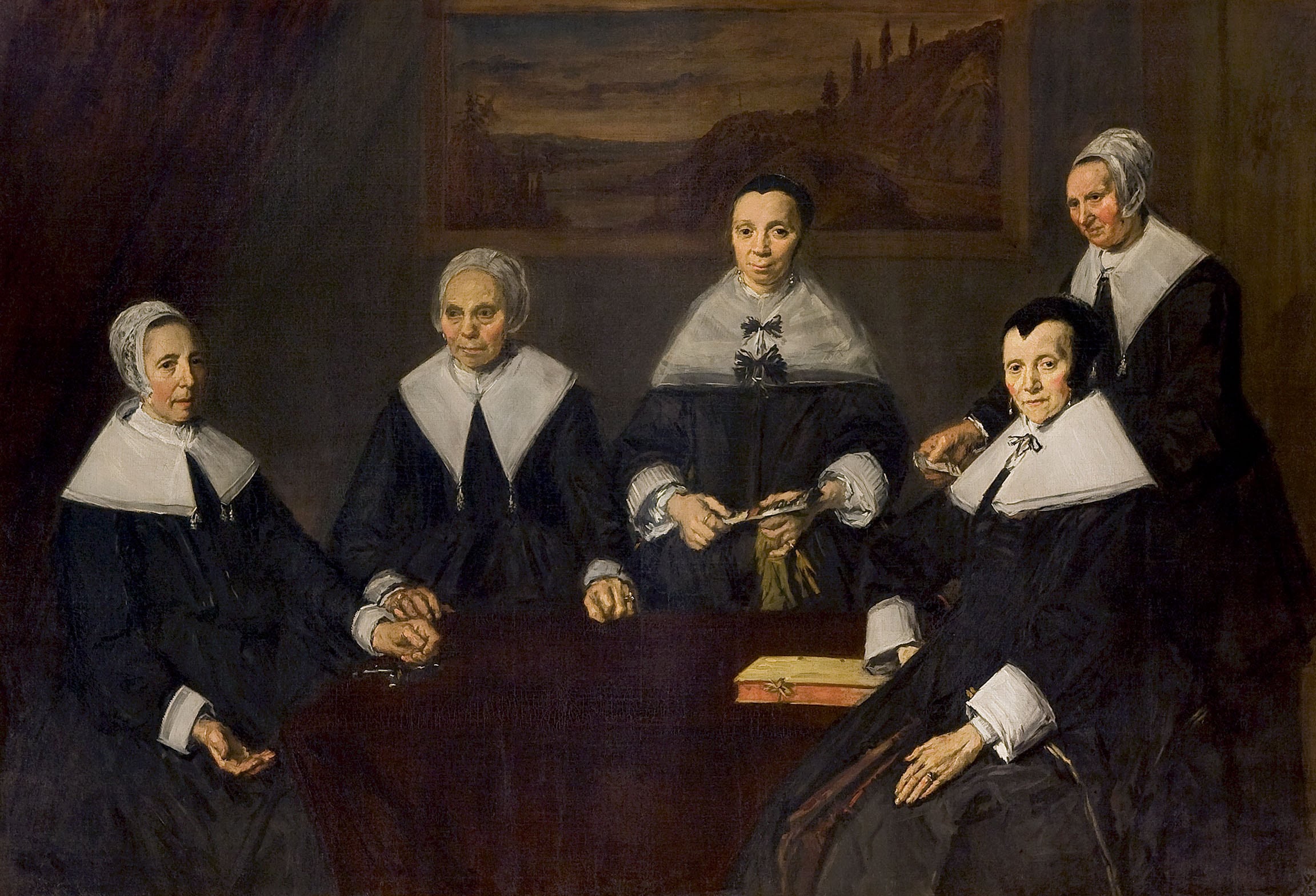 Frans Hals - De regentessen van het oudemannenhuis