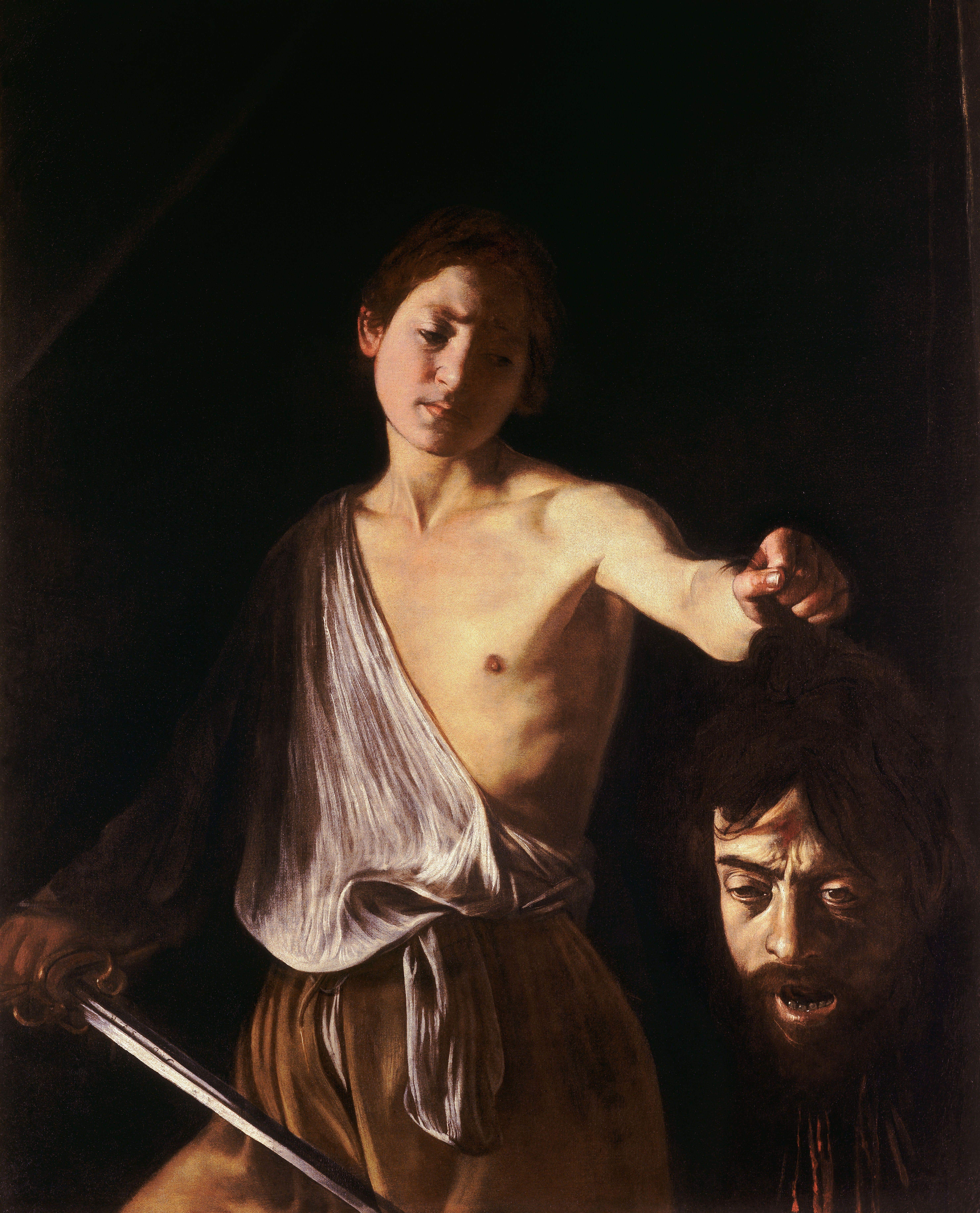 Caravaggio - David en Goliath - Versie Borghese