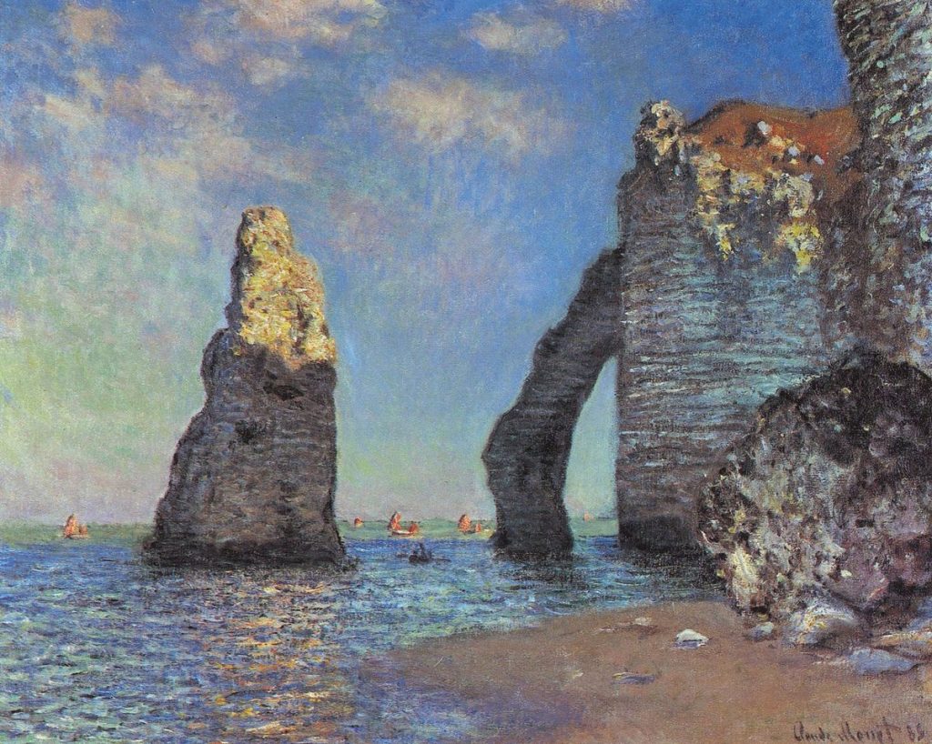 Claude Monet - Rotsen bij Étretat