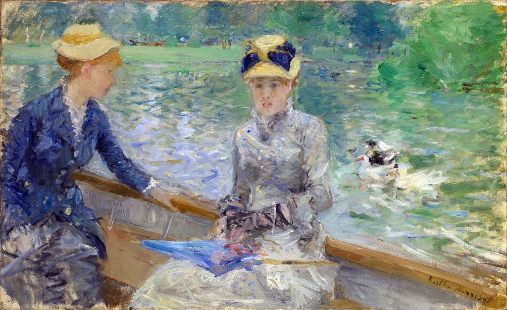Berthe Morisot - Zomerdag in het Bois du Boulogne
