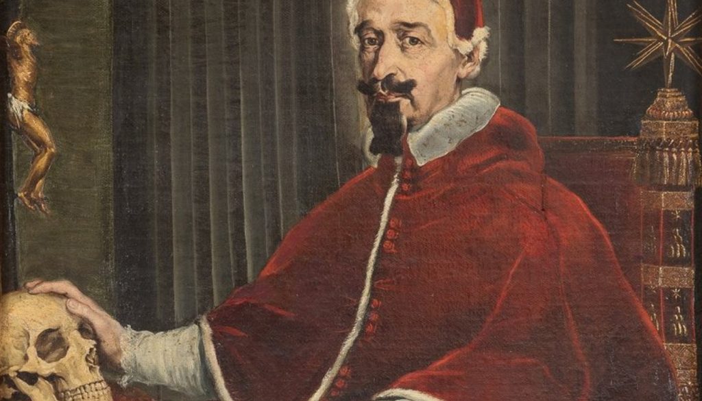 Waarom liet paus Alexander VII een schedel maken door Bernini?