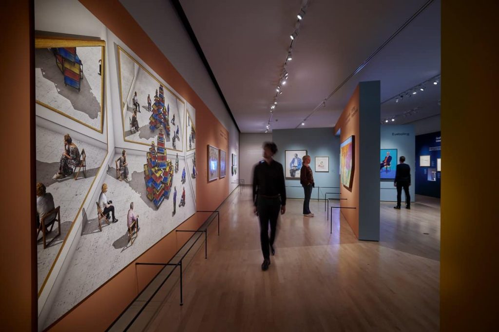 David Hockney expositie in het Teylers Museum mist kwaliteit