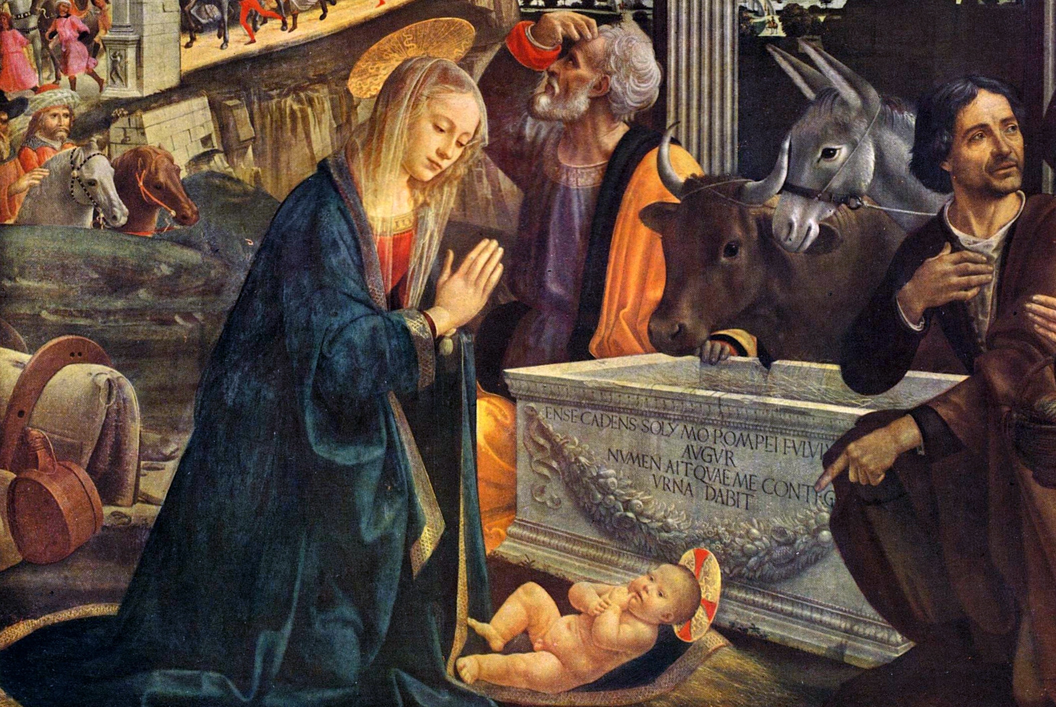Waarom staan de os en ezel in de kerststal?