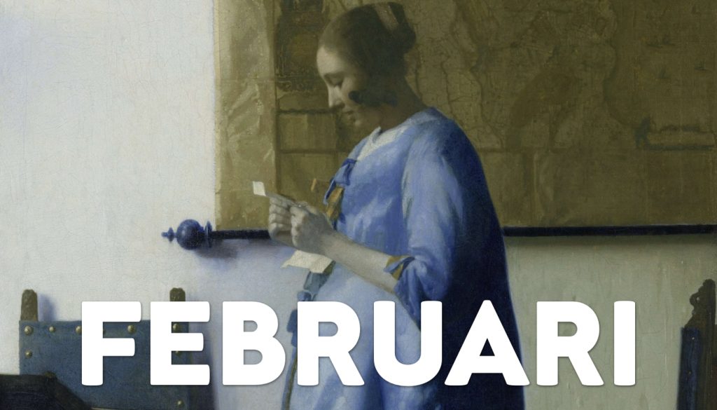Kunstkalender Februari 2023 – Vermeer & Anguissola