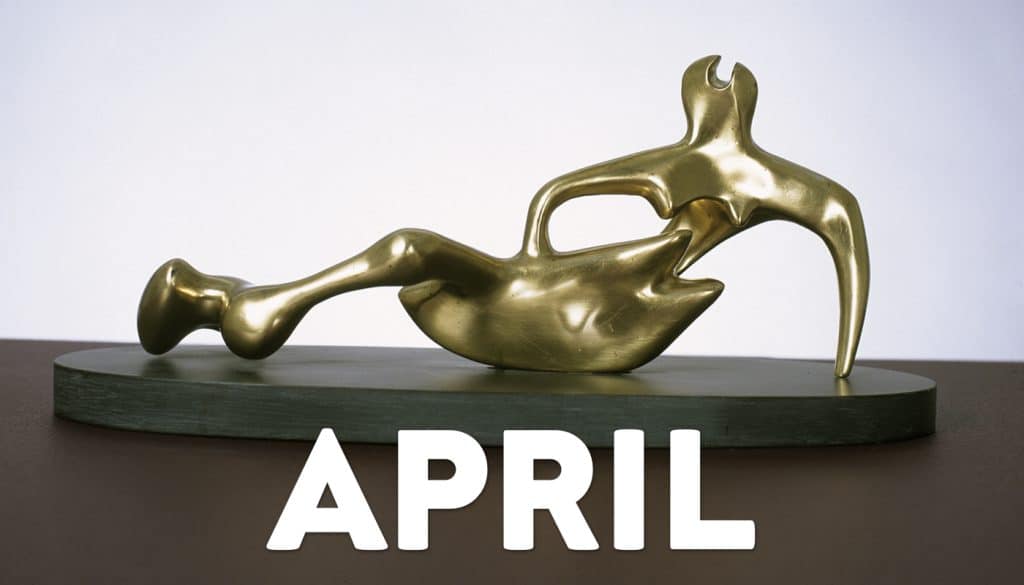 Kunstkalender April 2023 – Henry Moore, Futurisme en Van Gogh