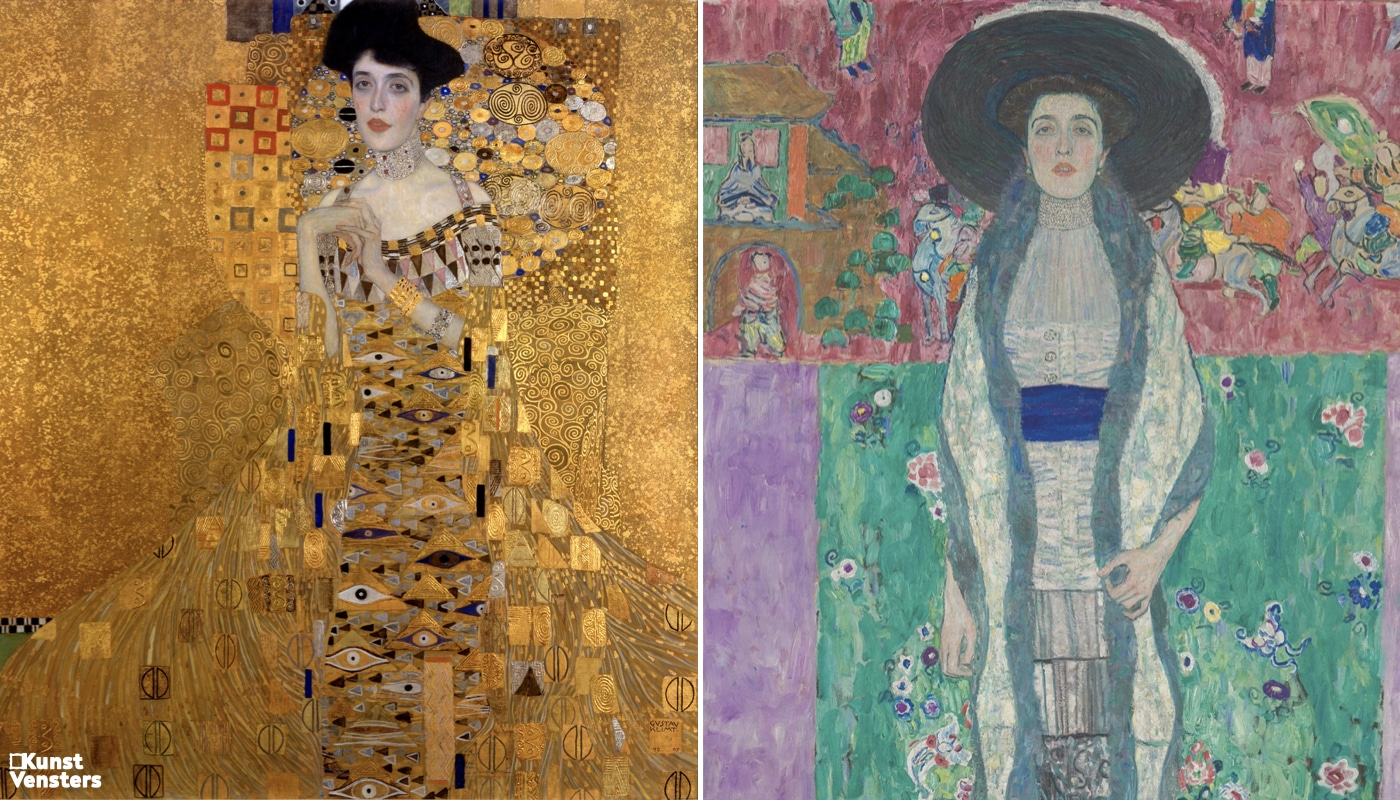 Foto Van Het Originele Schilderen Door Gustav Klimt: ` Portret Van