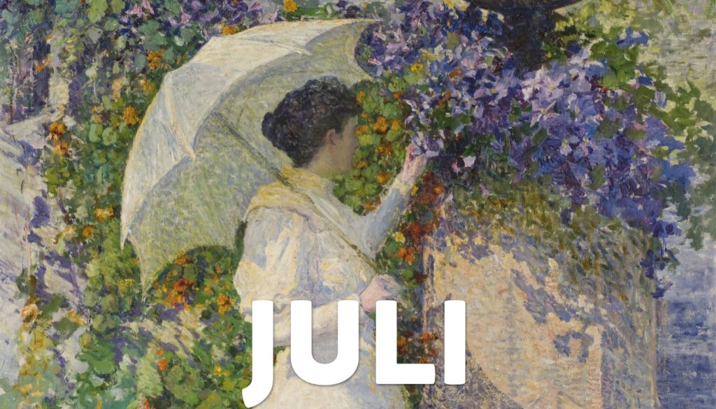 Kunstkalender Juli 2023 – Rembrandt, Anna Boch & Jaume Plensa