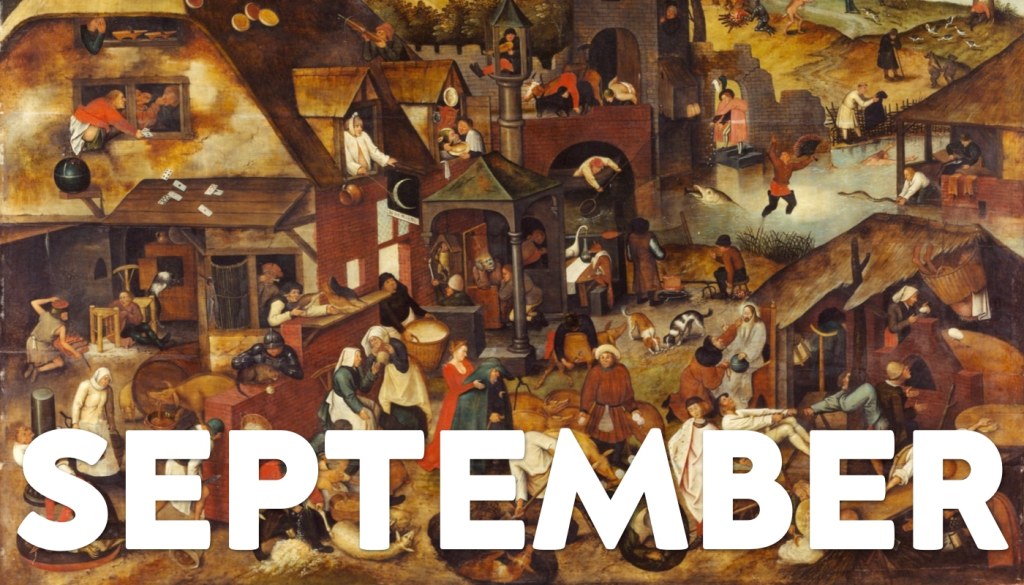 Kunstkalender September 2023 – Brueghel, Ai Weiwei & Vincent van Gogh
