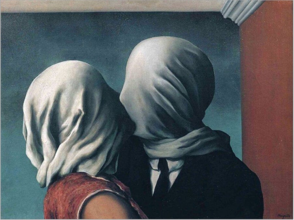 René Magritte - the Lovers / Les Amants