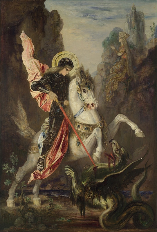 Gustave Moreau - Sint Joris en de draak