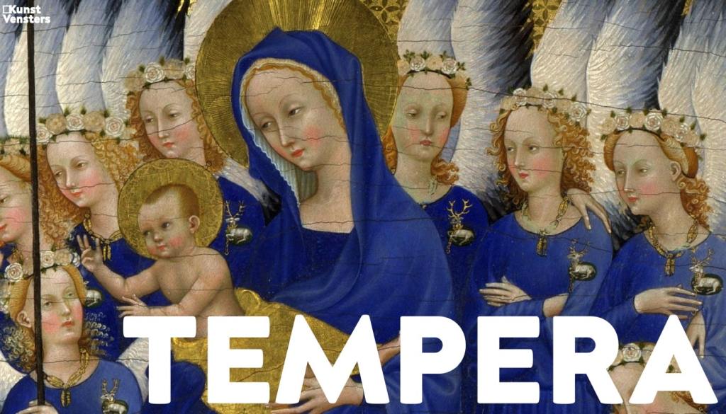 Blingbling in de Middeleeuwen: Hoe schilder je met tempera?