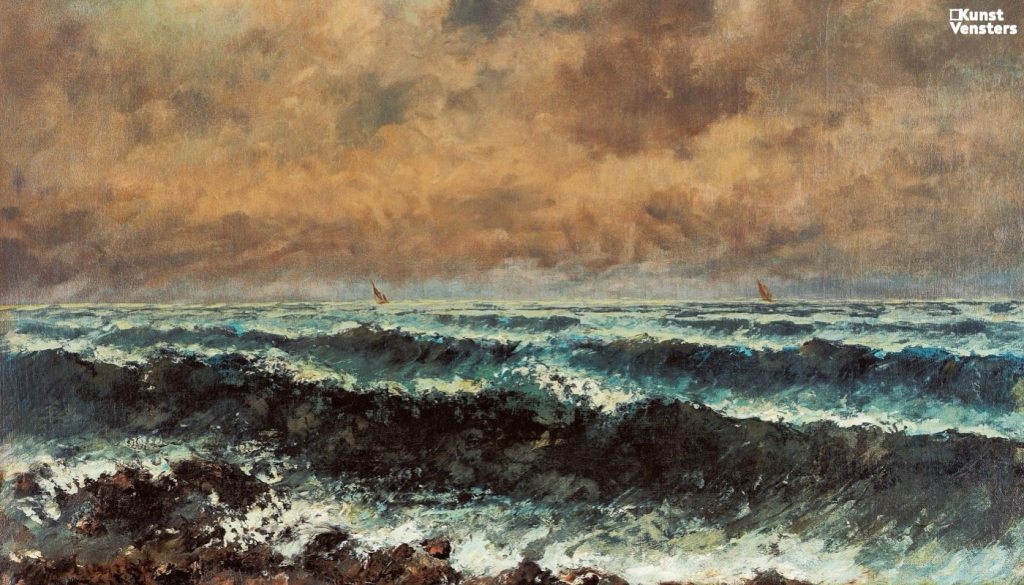 Gustave Courbet - Golven bij Etretat