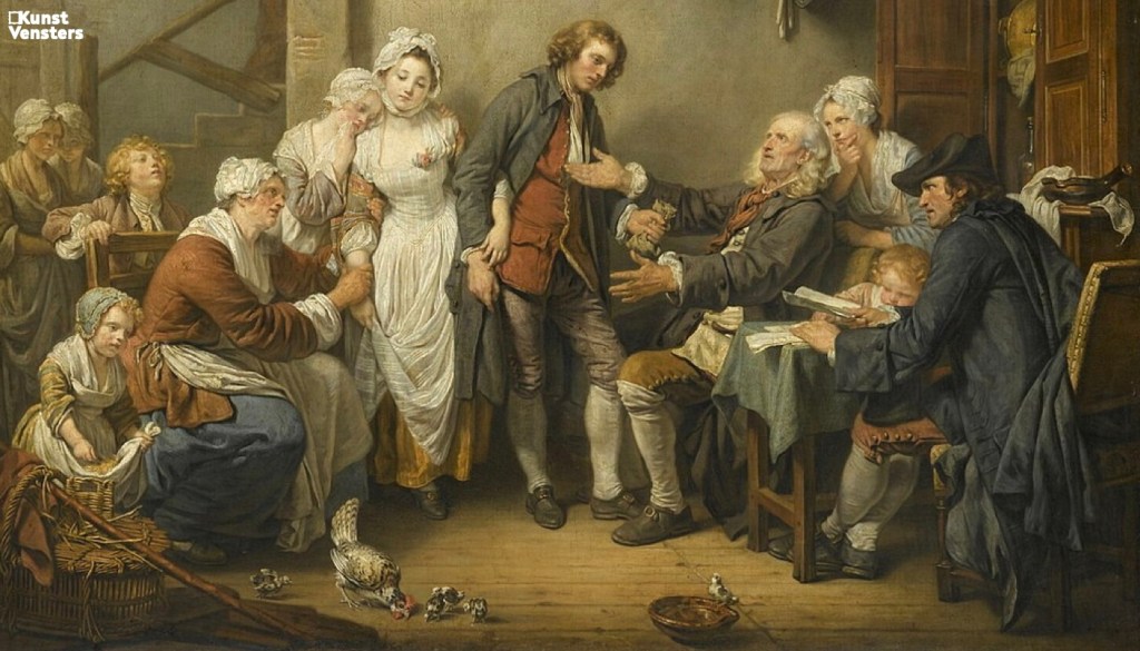 Jean-Baptiste Greuze - Boerenbruiloft