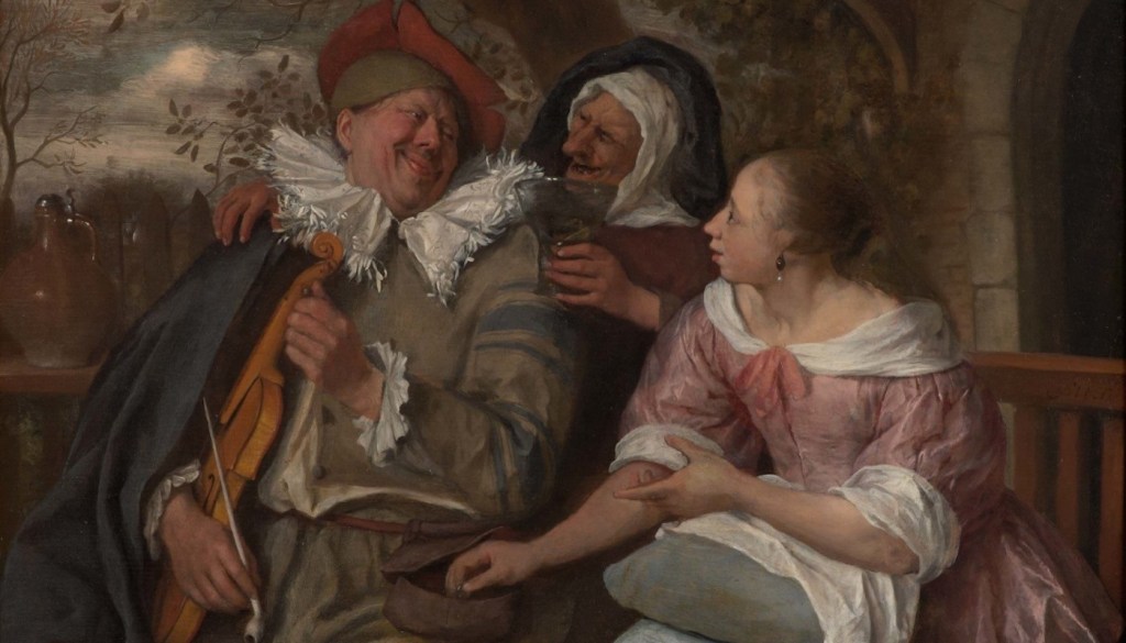 Jan Steen - Bestolen Vioolspeler