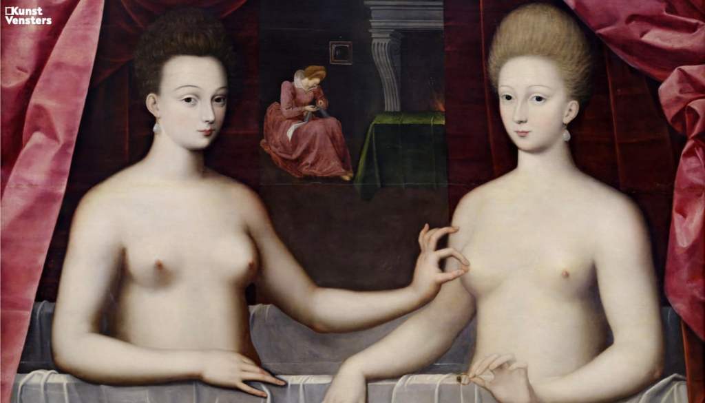 Gabrielle d'Estrées en een van haar zussen