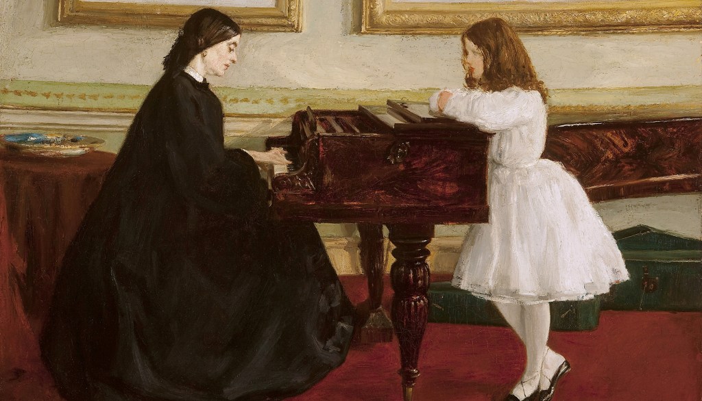 James Abbot McNeill Whistler - At the piano